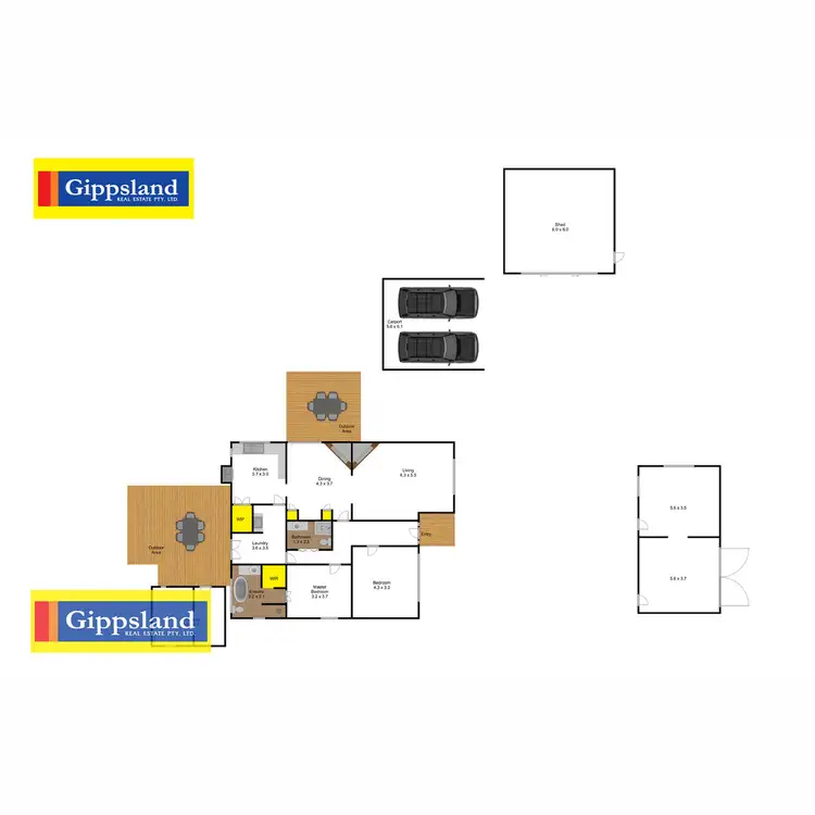 Floorplan of Homely house listing, 195 Boisdale - Stratford Road, Maffra VIC 3860