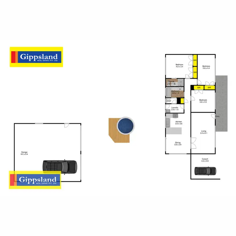 Floorplan of Homely house listing, 16 Sale Road, Maffra VIC 3860