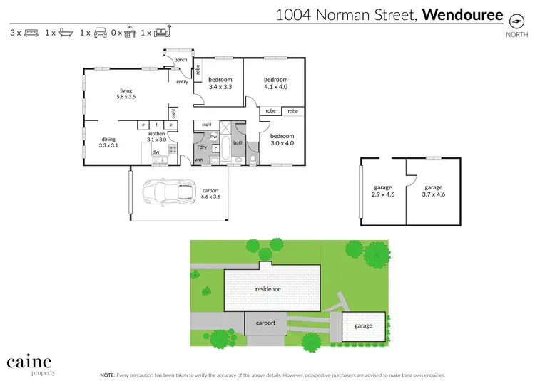 Floorplan of Homely house listing, 1004 Norman Street, Wendouree VIC 3355