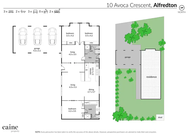 Floorplan of Homely house listing, 10 Avoca Crescent, Alfredton VIC 3350