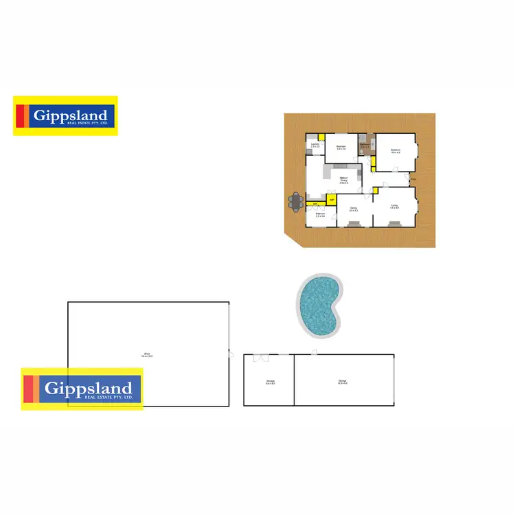 Floorplan of Homely rural property listing, 689 Boundary Road, Briagolong VIC 3860