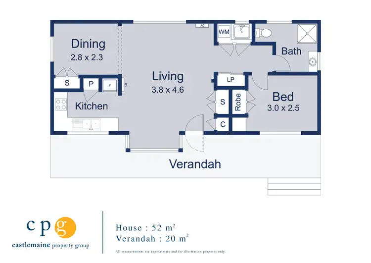 Floorplan of Homely house listing, 71 Main Road, Castlemaine VIC 3450