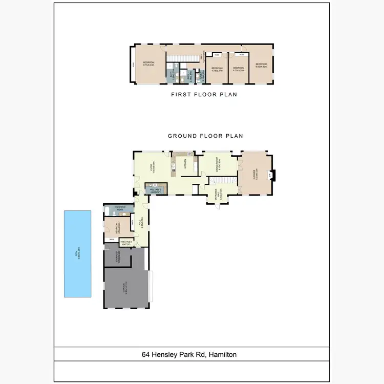 Floorplan of Homely house listing, 64 Hensley Park Road, Hamilton VIC 3300
