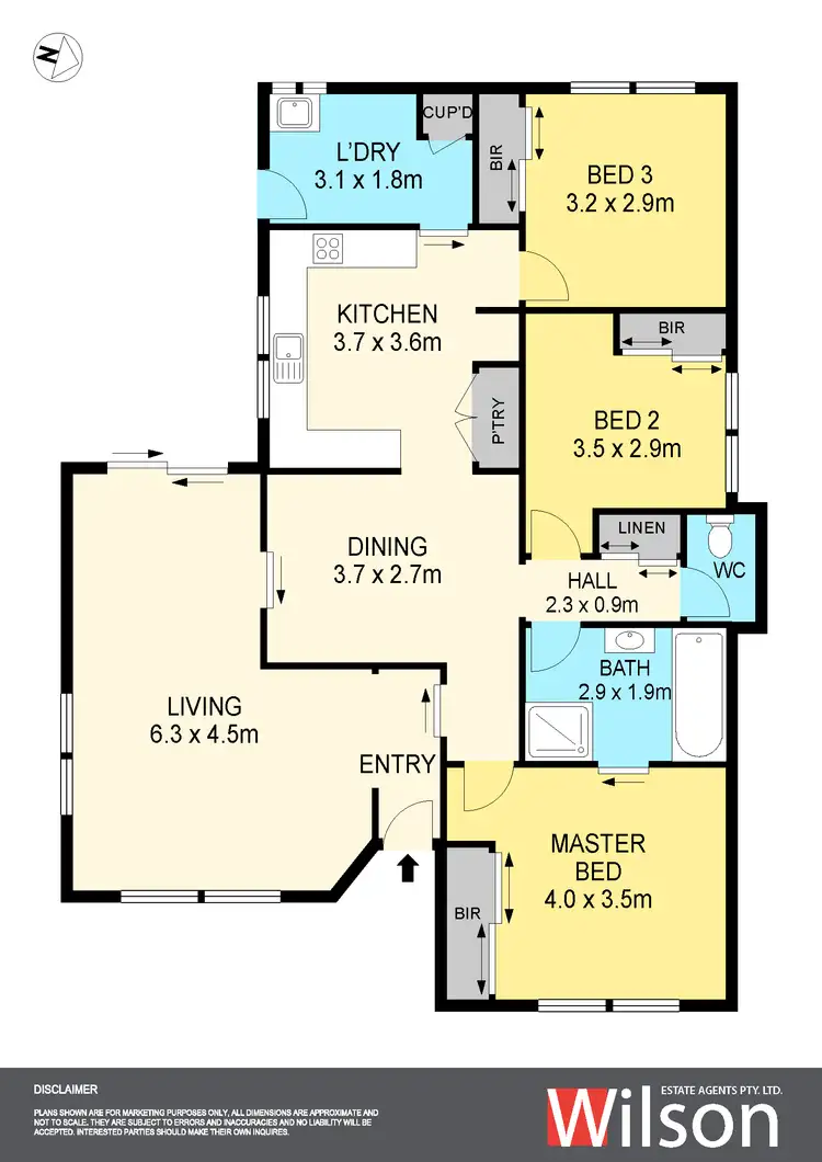 Floorplan of Homely townhouse listing, 2/10 Bacchus Road, Mount Clear VIC 3350