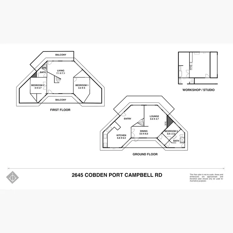 Floorplan of Homely house listing, 2645 Cobden-Port Campbell Road, Port Campbell VIC 3269