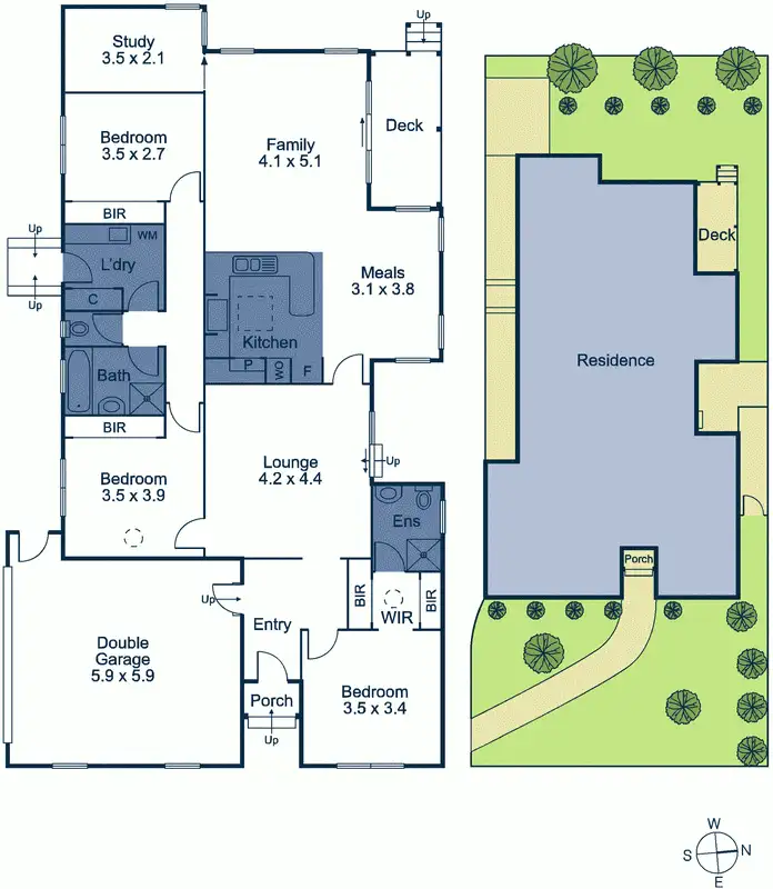Floorplan of Homely unit listing, 1/38 Gunyah Road, Blackburn North VIC 3130