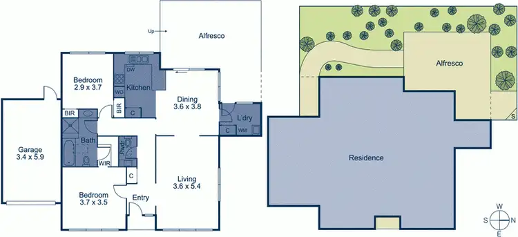 Floorplan of Homely unit listing, 3/3-5 Conway Crescent, Balwyn VIC 3103