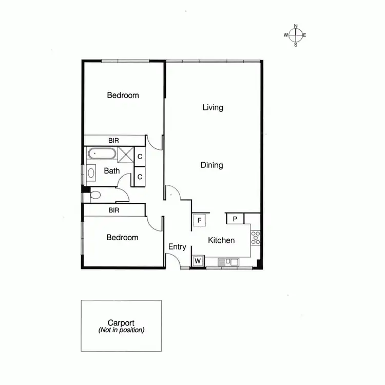 Floorplan of Homely apartment listing, 3/740 Orrong Road, Toorak VIC 3142