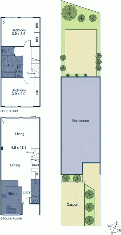 Floorplan of Homely townhouse listing, 7/74-78 Doncaster East Road, Mitcham VIC 3132