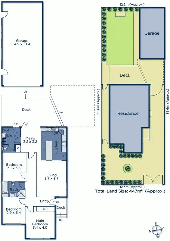 Floorplan of Homely house listing, 9A Deakin Street, Mitcham VIC 3132