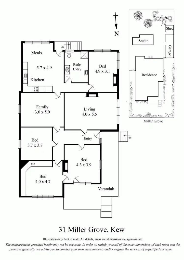 Floorplan of Homely house listing, 31 Miller Grove, Kew VIC 3101