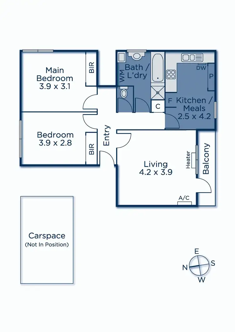 Floorplan of Homely apartment listing, 3/58 Cawkwell Street, Malvern VIC 3144