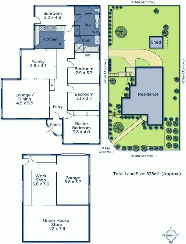 Floorplan of Homely house listing, 55 Creek Road, Mitcham VIC 3132