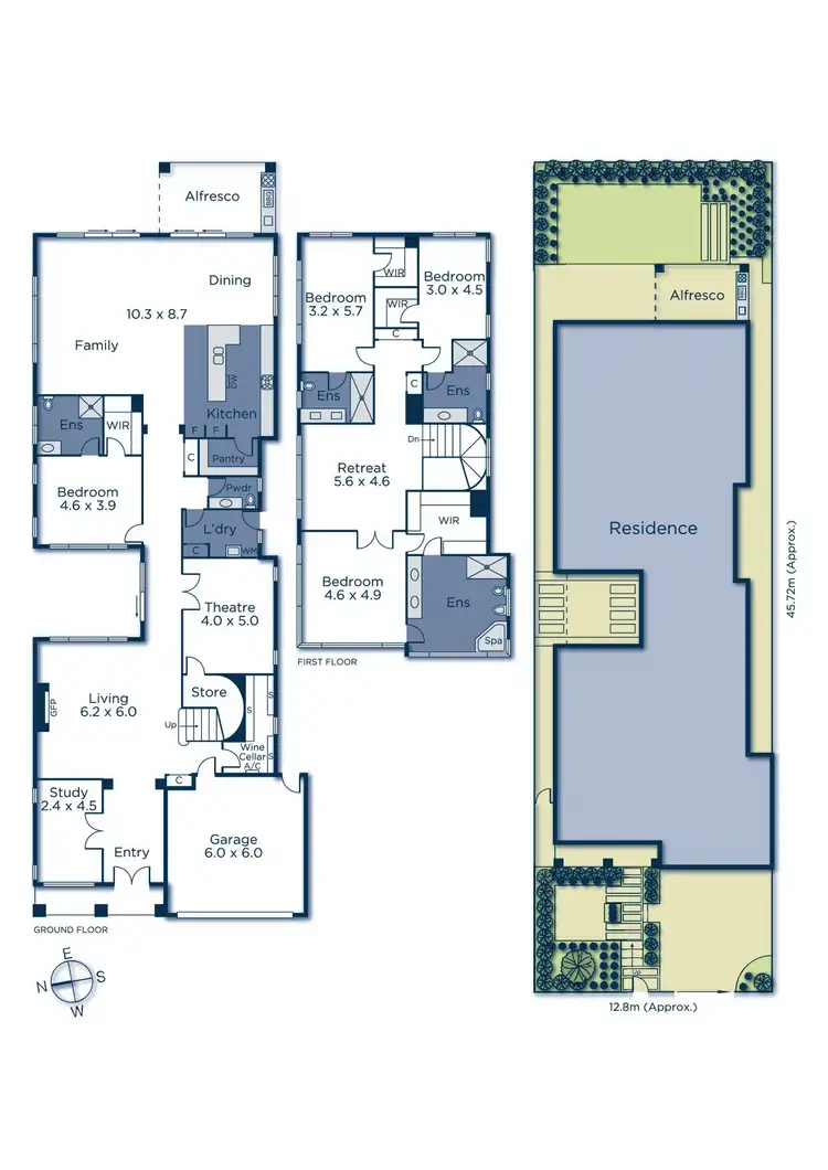 Floorplan of Homely house listing, 95 Rowell Avenue, Camberwell VIC 3124