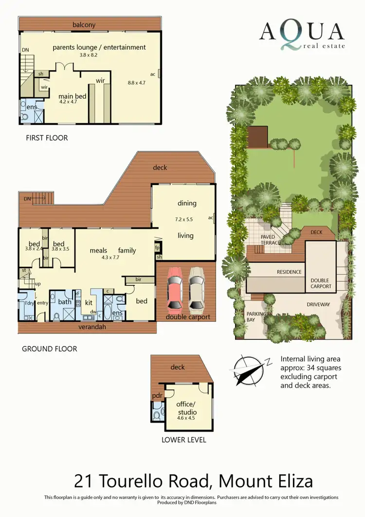 Floorplan of Homely house listing, 21 Tourello Road, Mount Eliza VIC 3930
