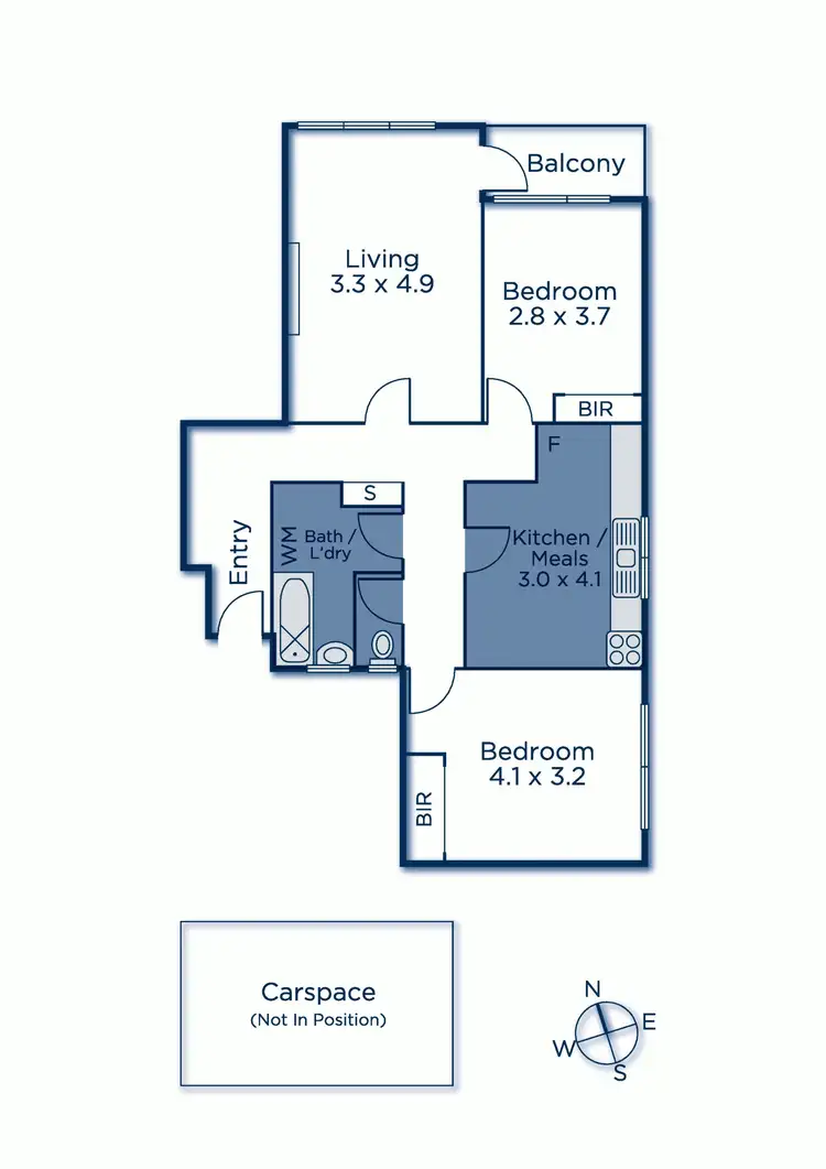 Floorplan of Homely apartment listing, 5/16 Auburn Grove, Hawthorn East VIC 3123