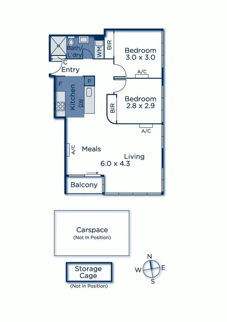 Floorplan of Homely apartment listing, 509/770D Toorak Road, Glen Iris VIC 3146
