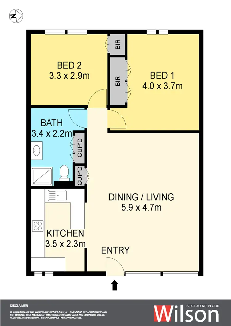 Floorplan of Homely unit listing, 2 The Grange, Soldiers Hill VIC 3350
