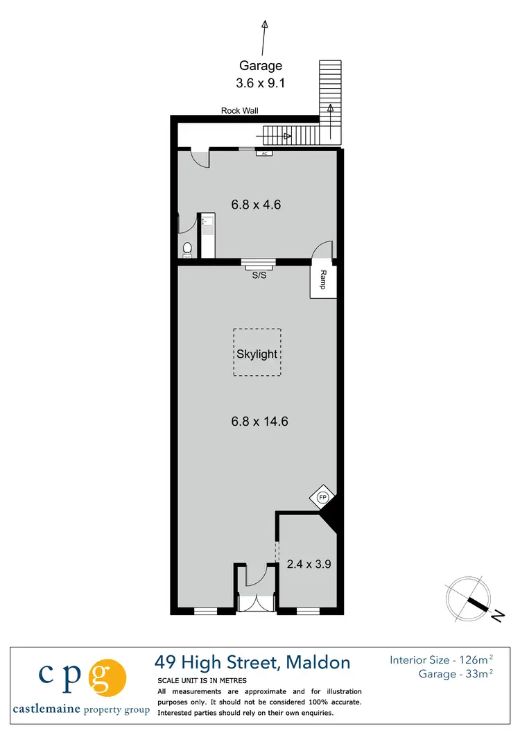 Floorplan of Homely house listing, 49 High Street, Maldon VIC 3463