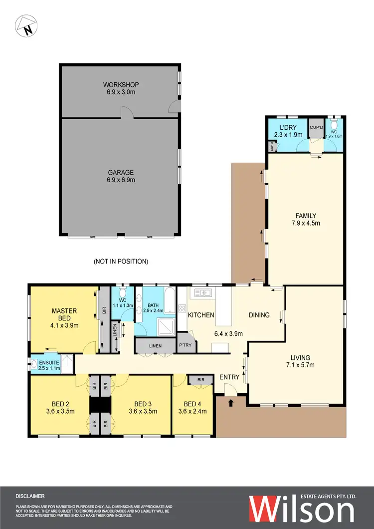 Floorplan of Homely house listing, 213 Clayton Street, Canadian VIC 3350