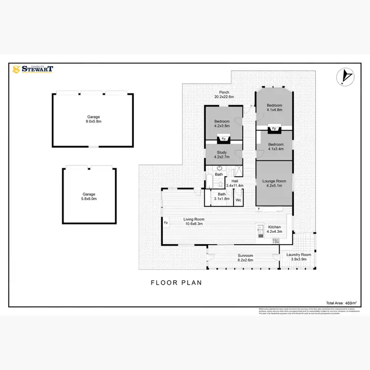 Floorplan of Homely rural property listing, 10224 Princes Highway, Allansford VIC 3277