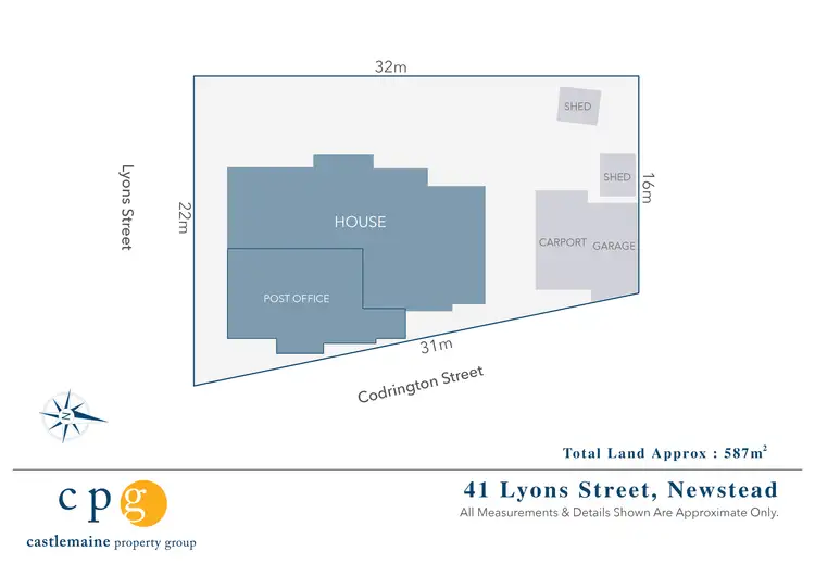Floorplan of Homely house listing, 41 Lyons Street, Newstead VIC 3462