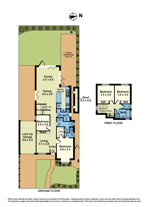 Floorplan of Homely house listing, 9 Kingshott Close, Williamstown VIC 3016