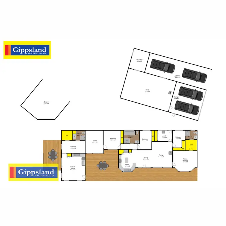 Floorplan of Homely house listing, 14 Campbell Street, Maffra VIC 3860
