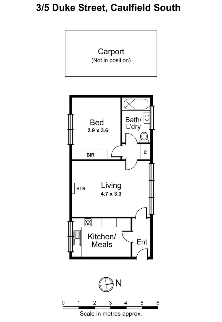 Floorplan of Homely apartment listing, 3/5 Duke Street, Caulfield South VIC 3162