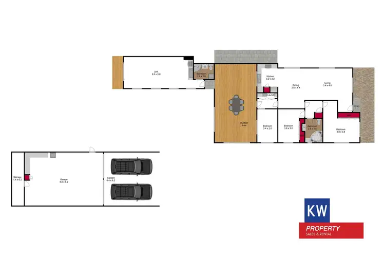 Floorplan of Homely house listing, 86 Commercial Rd, Morwell VIC 3840