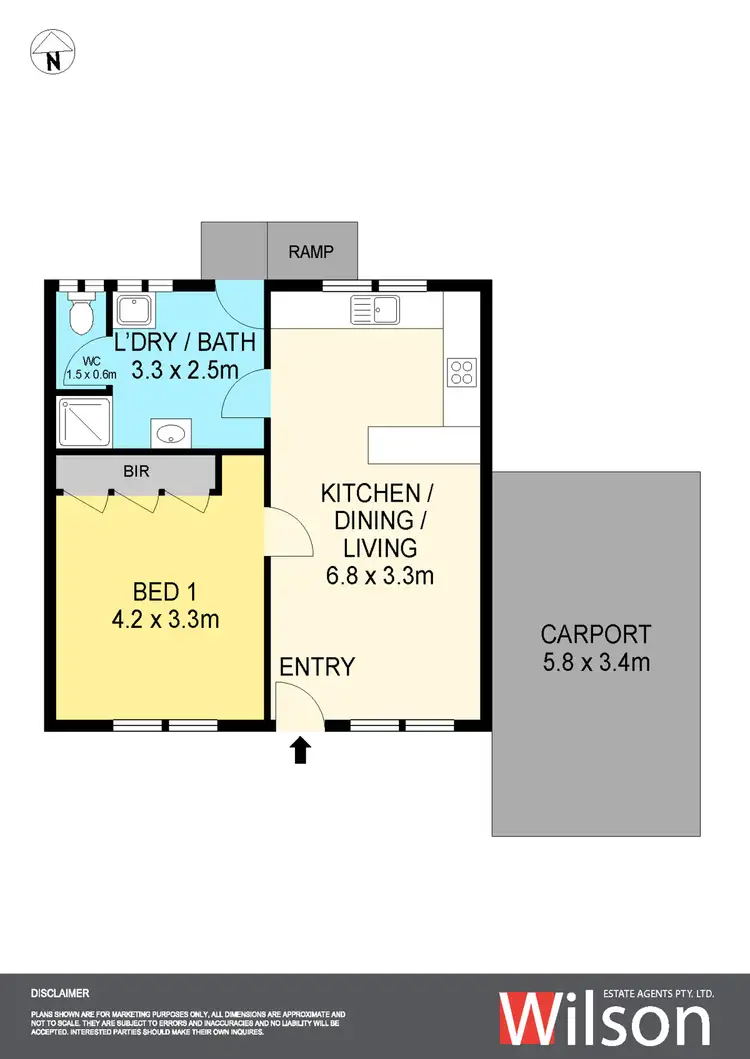Floorplan of Homely townhouse listing, 2/243 York Street, Ballarat East VIC 3350