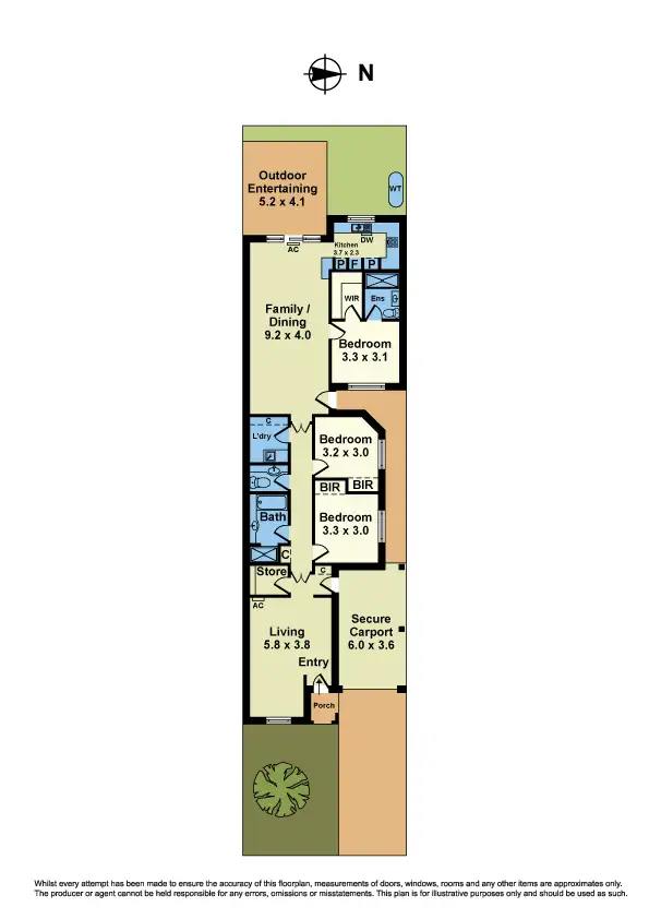 Floorplan of Homely townhouse listing, 9A Sydney Street, Newport VIC 3015