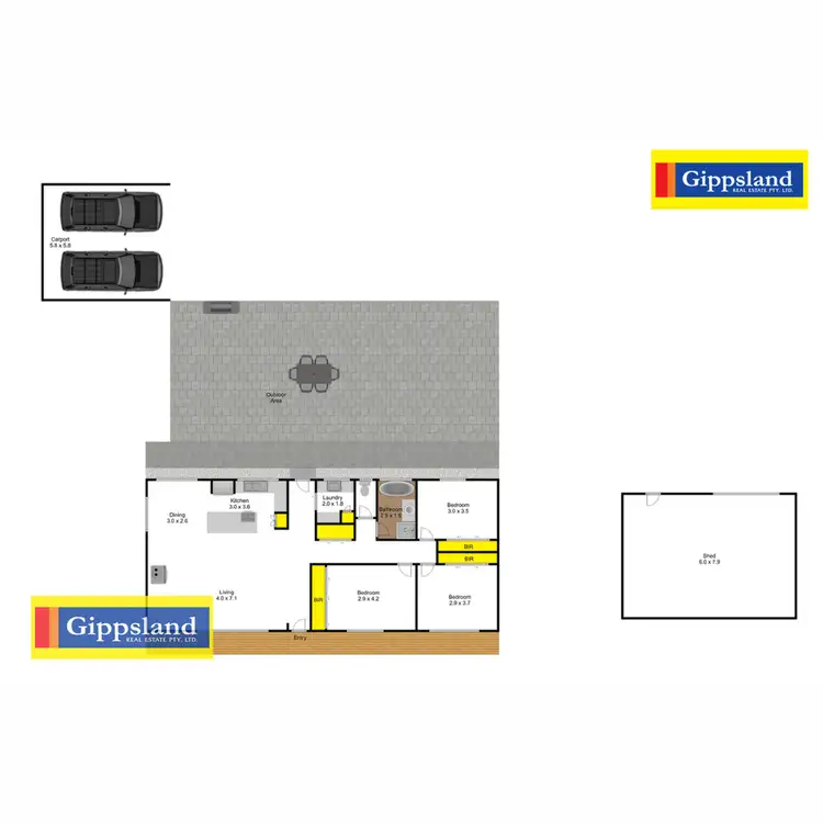Floorplan of Homely house listing, 90 Slavins Lane, Stratford VIC 3862