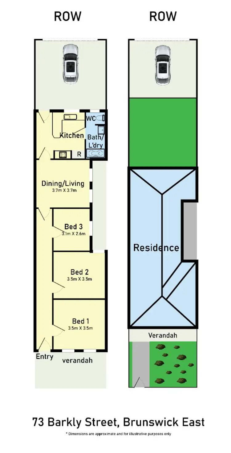 Floorplan of Homely house listing, 73 Barkly Street, Brunswick East VIC 3057