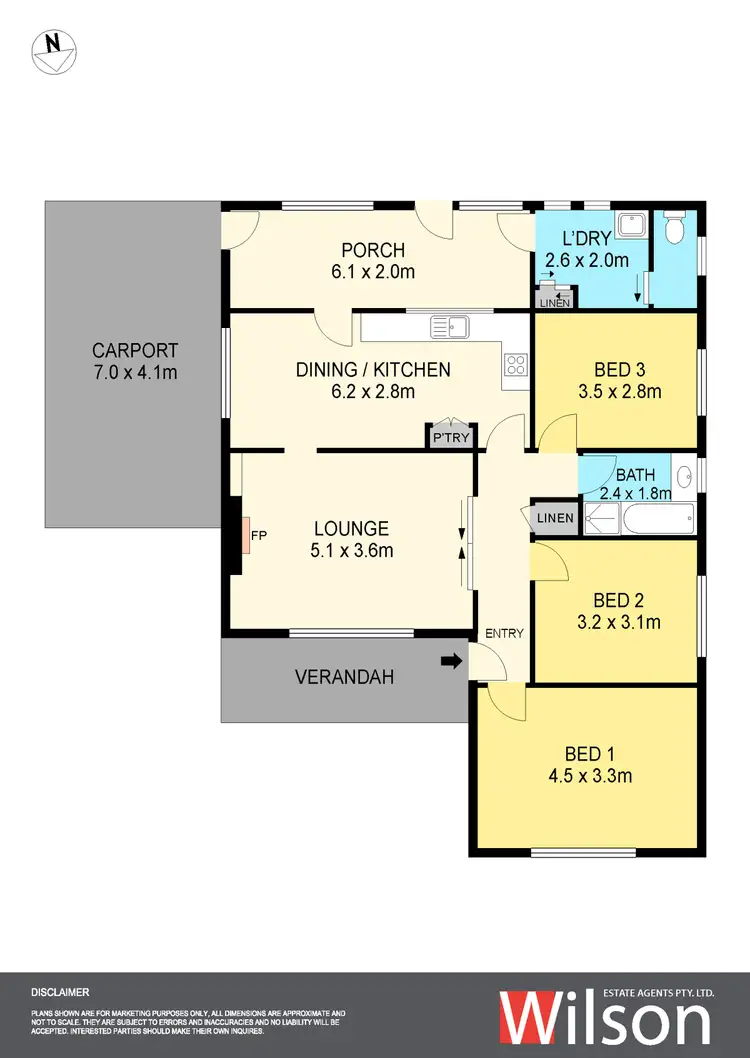 Floorplan of Homely house listing, 17 Elinand Street, Wendouree VIC 3355
