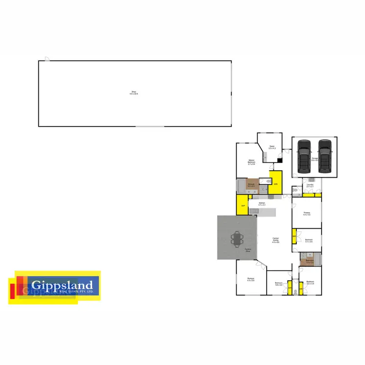 Floorplan of Homely rural property listing, 215 Briagolong Road, Stratford VIC 3862