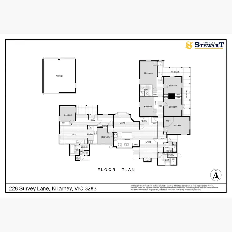 Floorplan of Homely house listing, 228 Survey Lane, Killarney VIC 3283