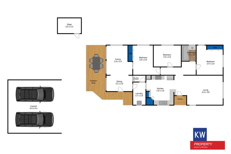 Floorplan of Homely house listing, 29 Angus St, Morwell VIC 3840