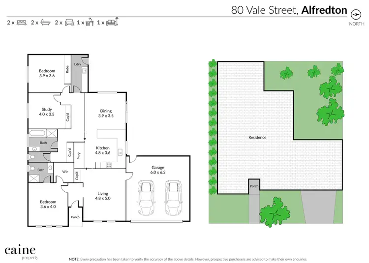 Floorplan of Homely house listing, 1/80 Vale Street, Alfredton VIC 3350