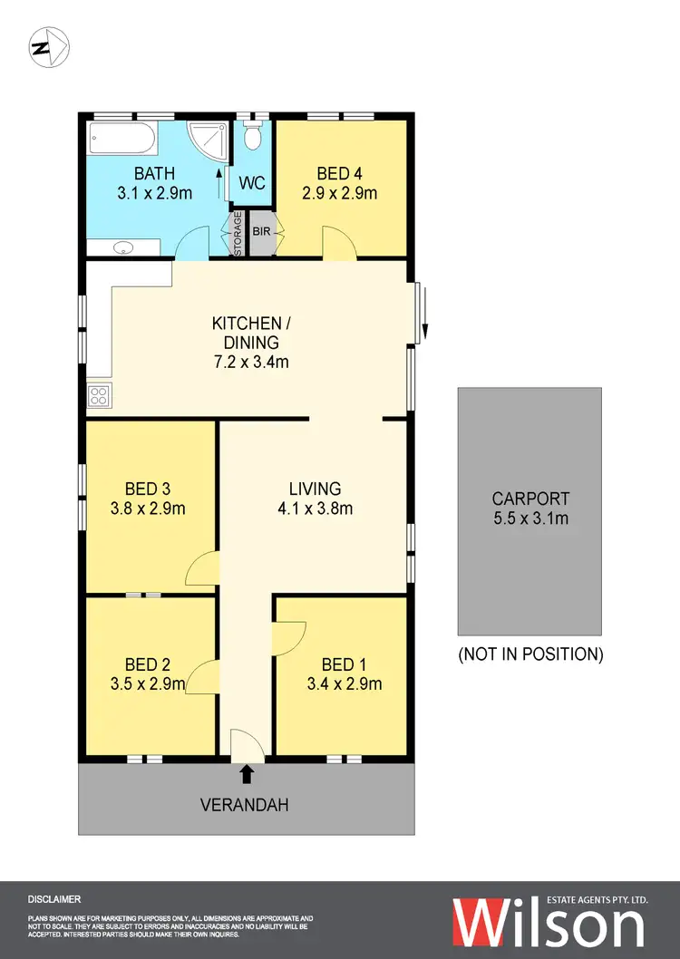 Floorplan of Homely house listing, 914 Ripon Street South, Redan VIC 3350