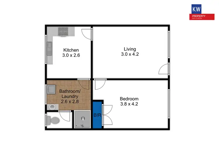Floorplan of Homely unit listing, Unit 3/10 Susan Ct, Morwell VIC 3840