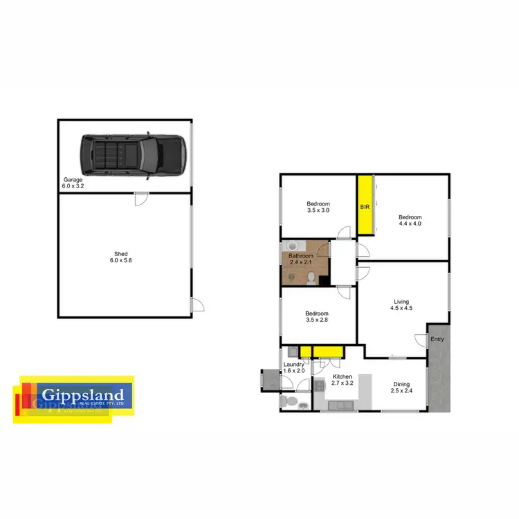 Floorplan of Homely house listing, 142 Powerscourt, Maffra VIC 3860