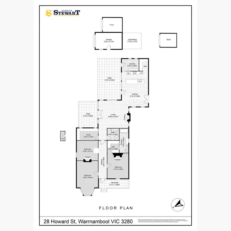Floorplan of Homely house listing, 28 Howard Street, Warrnambool VIC 3280