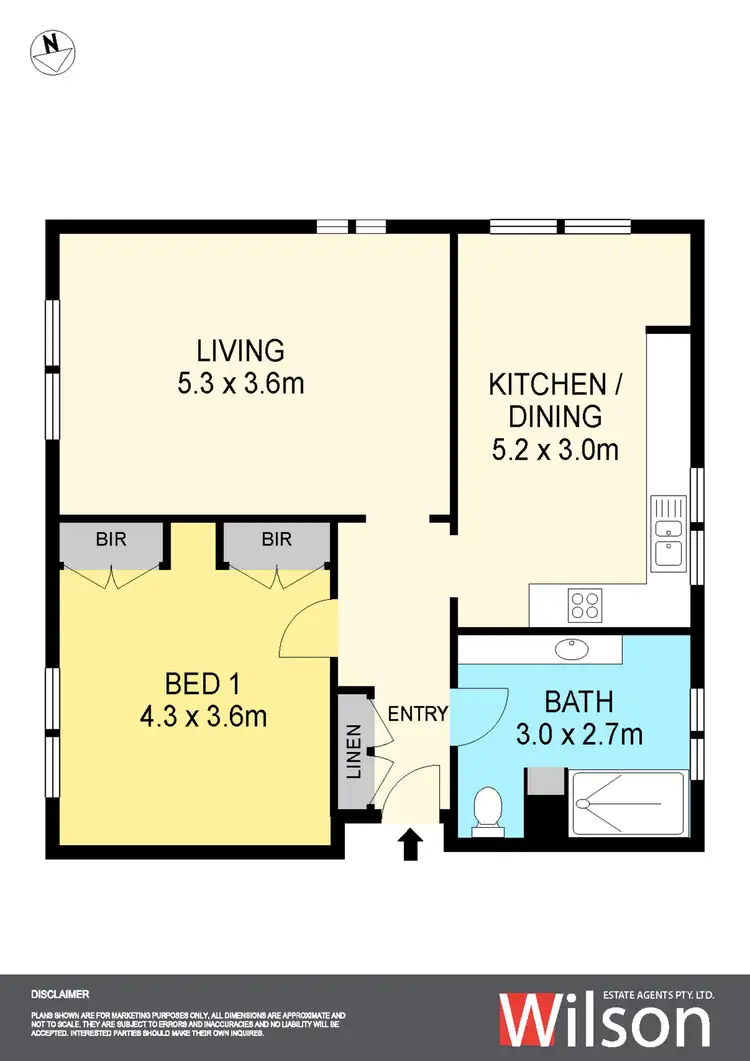 Floorplan of Homely unit listing, 5/18 Webster Street, Ballarat Central VIC 3350