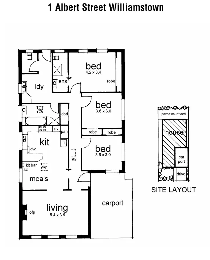Floorplan of Homely house listing, 1 Albert Street, Williamstown VIC 3016
