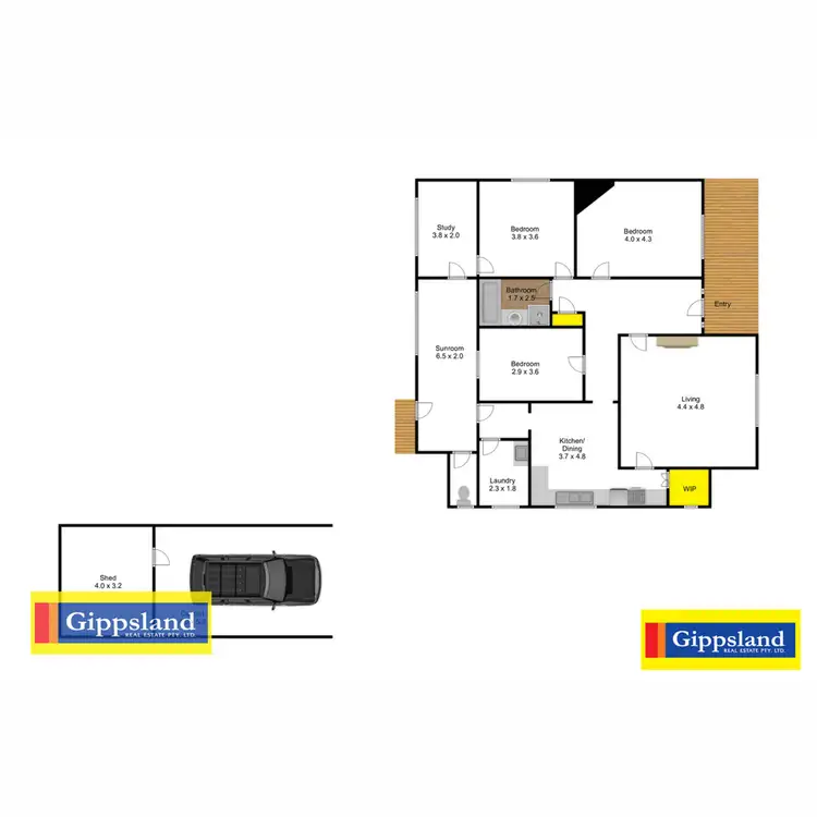 Floorplan of Homely house listing, 9 Sale Road, Maffra VIC 3860