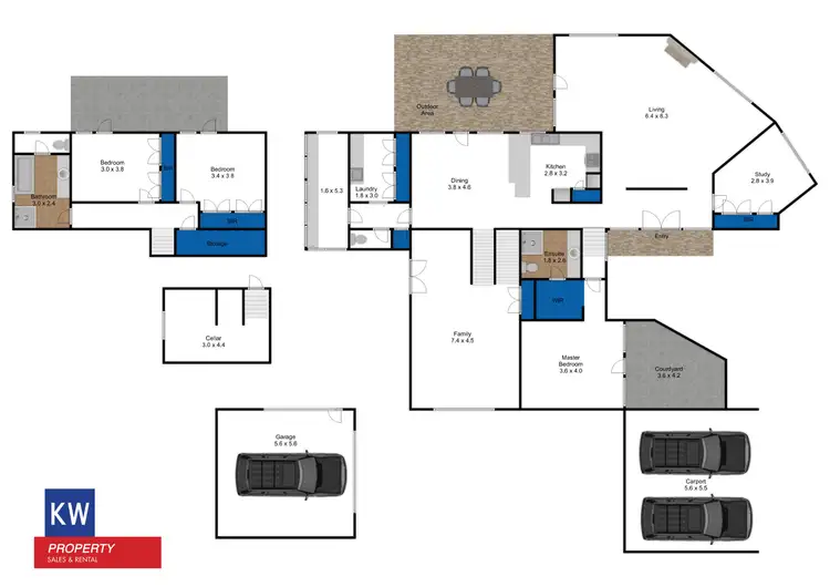 Floorplan of Homely house listing, 6 Auchterlonie Cres, Churchill VIC 3842