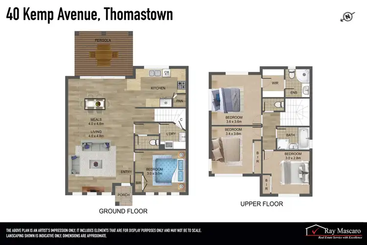 Floorplan of Homely house listing, 40 Kemp Avenue, Thomastown VIC 3074