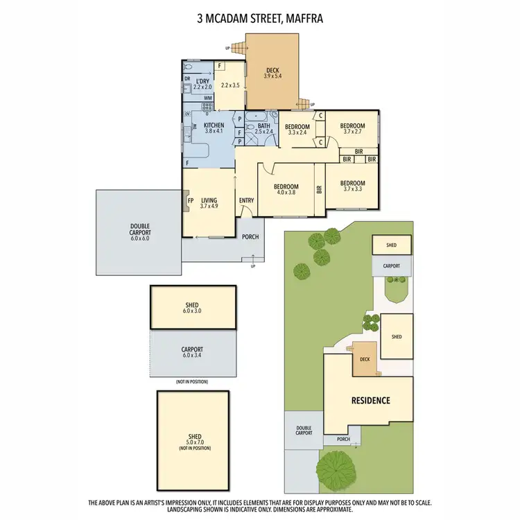 Floorplan of Homely house listing, 3 McAdam Street, Maffra VIC 3860