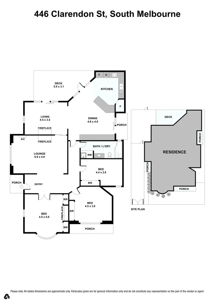 Floorplan of Homely house listing, 446 Clarendon Street, South Melbourne VIC 3205